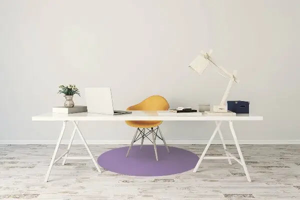 Tapis pour chaise de bureau Couleur de lavande
