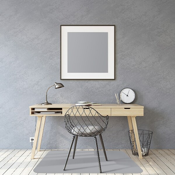Tapis pour chaise de bureau couleur grise