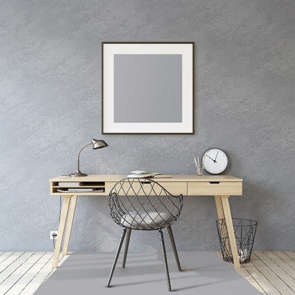 Tapis pour chaise de bureau couleur grise