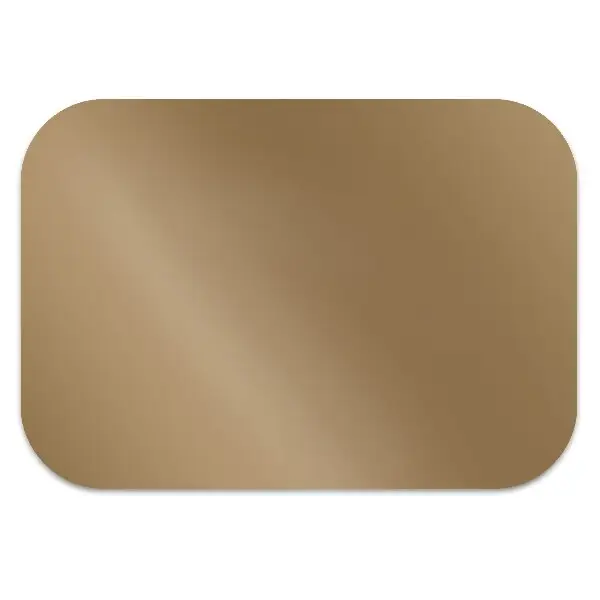 Tapis de chaise de bureau Couleur or