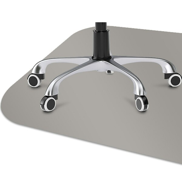 Tapis de chaise de bureau Couleur argent