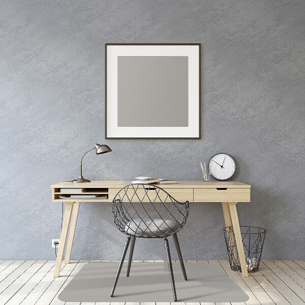 Tapis de chaise de bureau Couleur argent