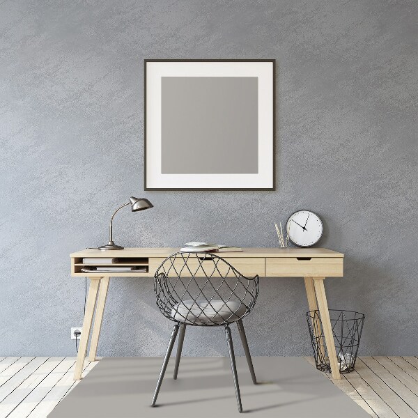 Tapis de chaise de bureau Couleur argent