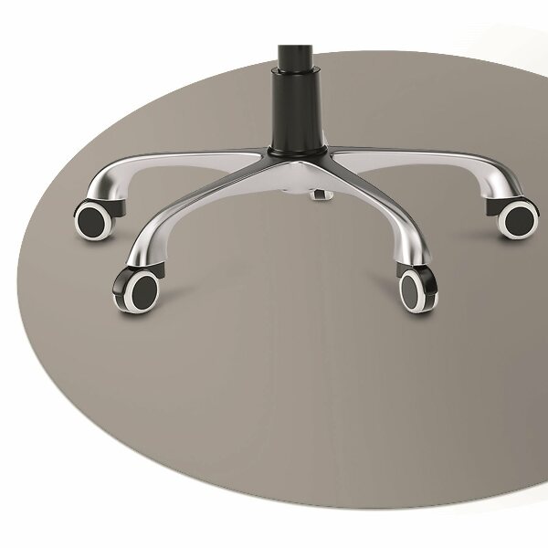 Tapis de chaise de bureau Couleur argent