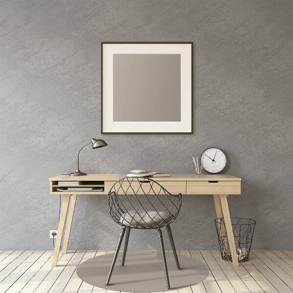Tapis de chaise de bureau Couleur argent