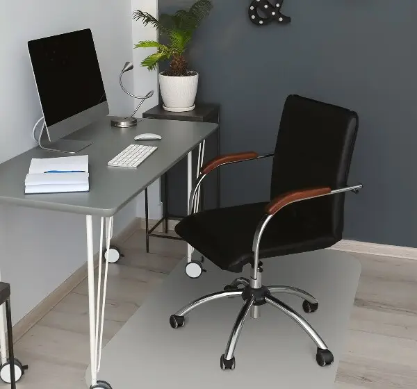 Tapis pour chaise de bureau Gris intermédiaire