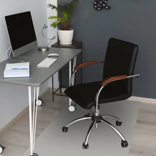 Tapis pour chaise de bureau Gris intermédiaire