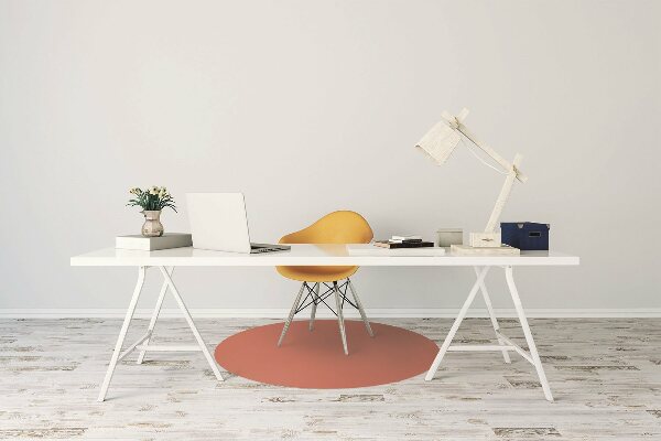 Tapis pour chaise de bureau noyer