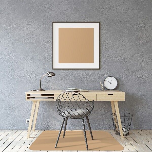 Tapis bureau Couleur marron brun