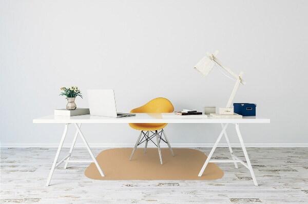 Tapis bureau Couleur marron brun