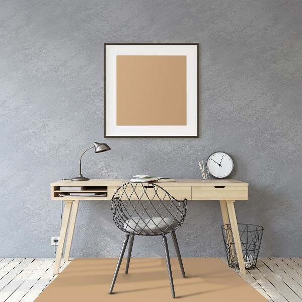Tapis bureau Couleur marron brun