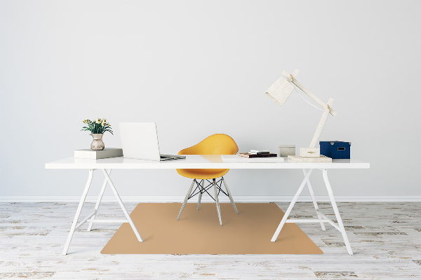 Tapis bureau Couleur marron brun