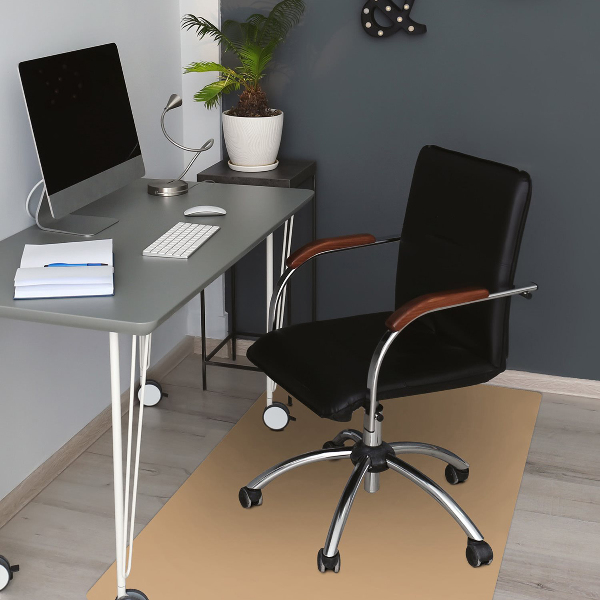 Tapis bureau Couleur marron brun