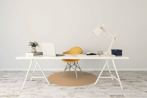 Tapis bureau Couleur marron brun