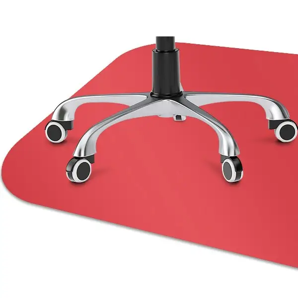 Tapis de chaise couleur orange