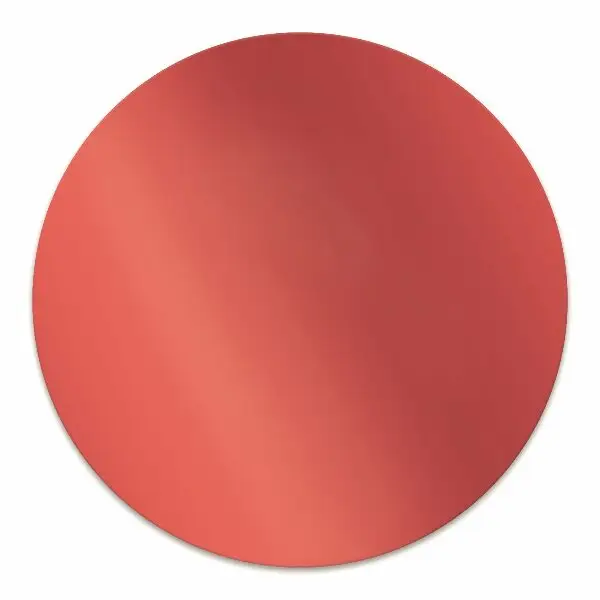Tapis pour chaise de bureau Couleur rouge vif