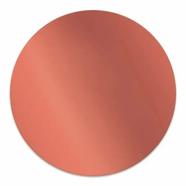 Tapis fauteuil bureau Couleur pastel orange