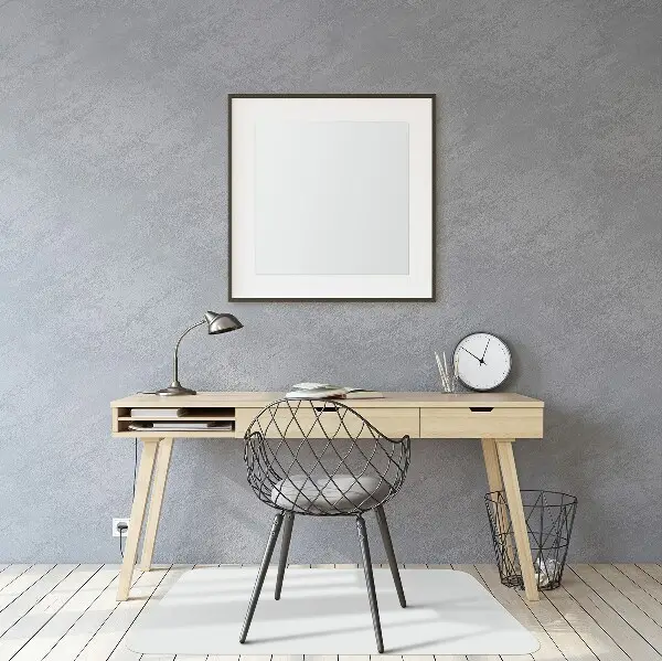 Tapis bureau Couleur grise vif