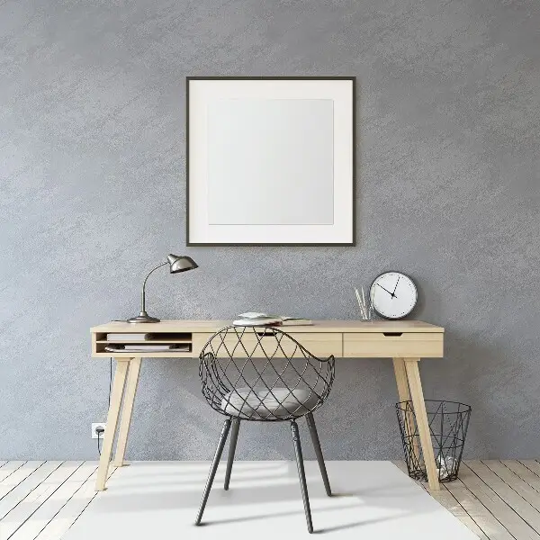 Tapis bureau Couleur grise vif