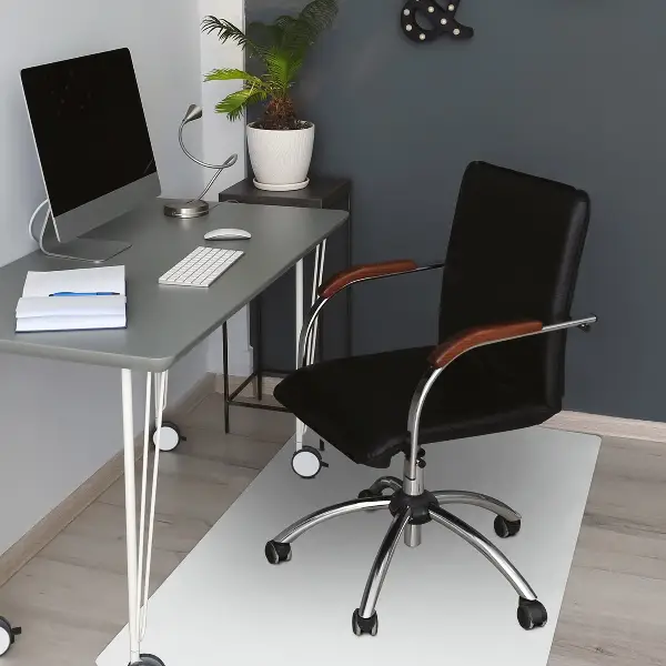Tapis bureau Couleur grise vif