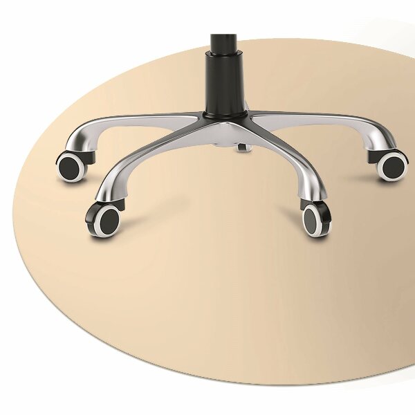 Tapis de chaise de bureau Couleur beige