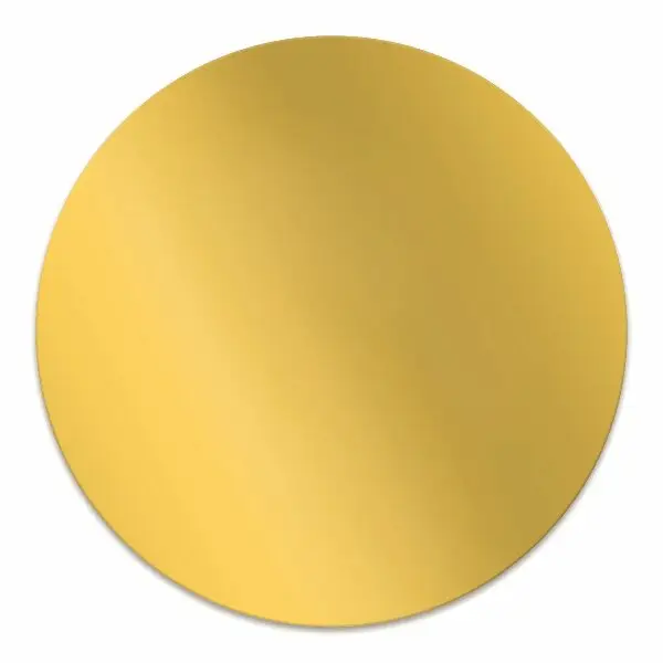 Tapis bureau Couleur jaune vif