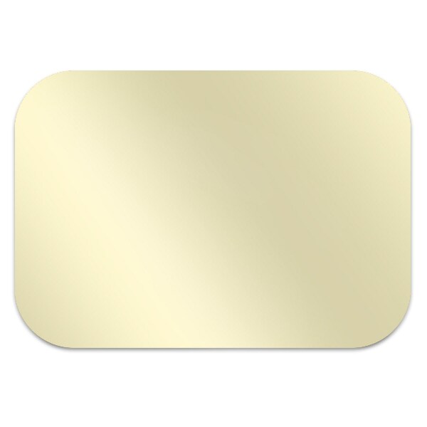 Tapis de chaise de bureau Couleur crème