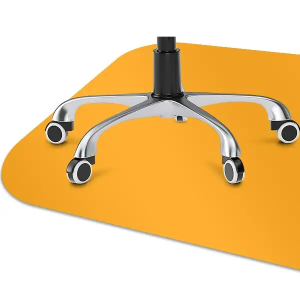 Tapis pour chaise de bureau Jaune intermédiaire