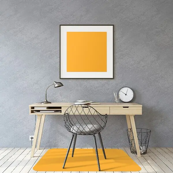 Tapis pour chaise de bureau Jaune intermédiaire