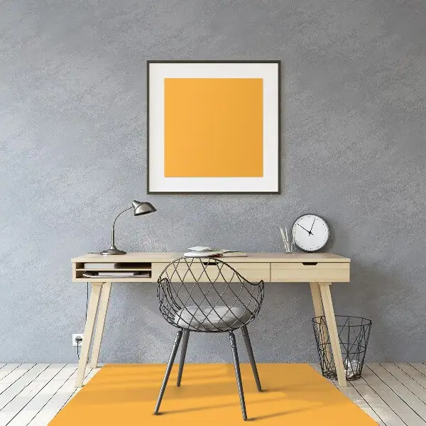 Tapis pour chaise de bureau Jaune intermédiaire