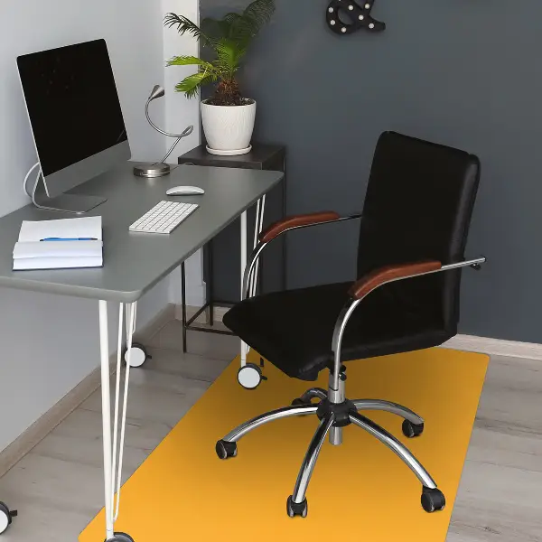 Tapis pour chaise de bureau Jaune intermédiaire