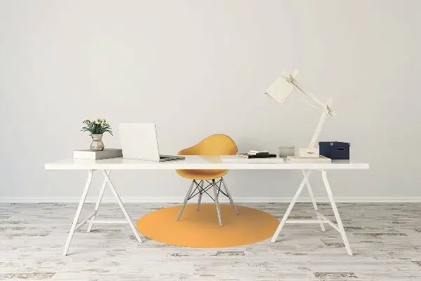 Tapis pour chaise de bureau Jaune intermédiaire