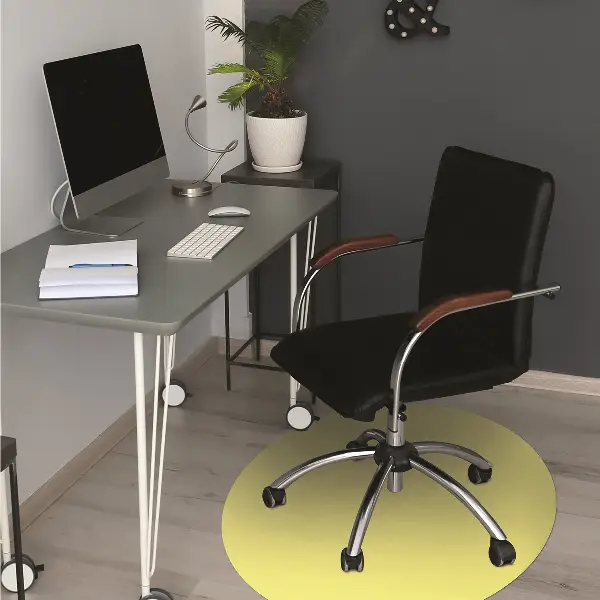 Tapis pour chaise de bureau Citron