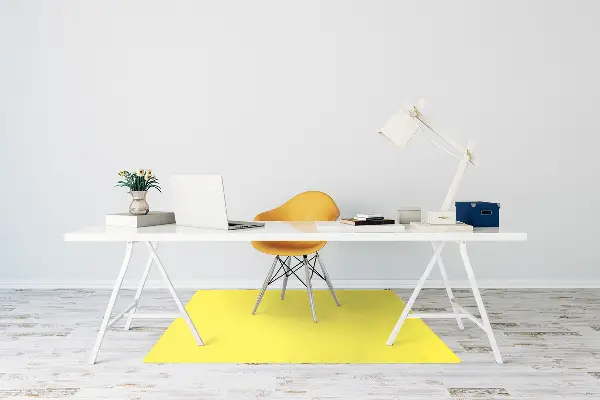 Tapis pour chaise de bureau Citron