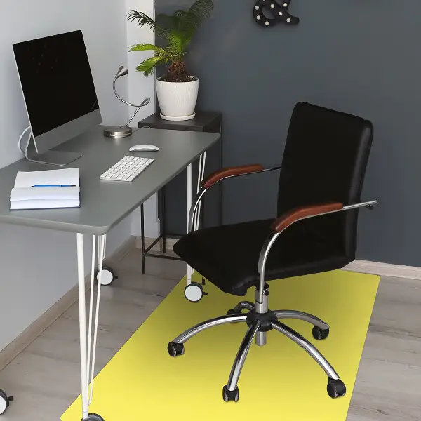 Tapis pour chaise de bureau Citron