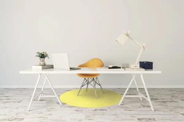 Tapis pour chaise de bureau Citron