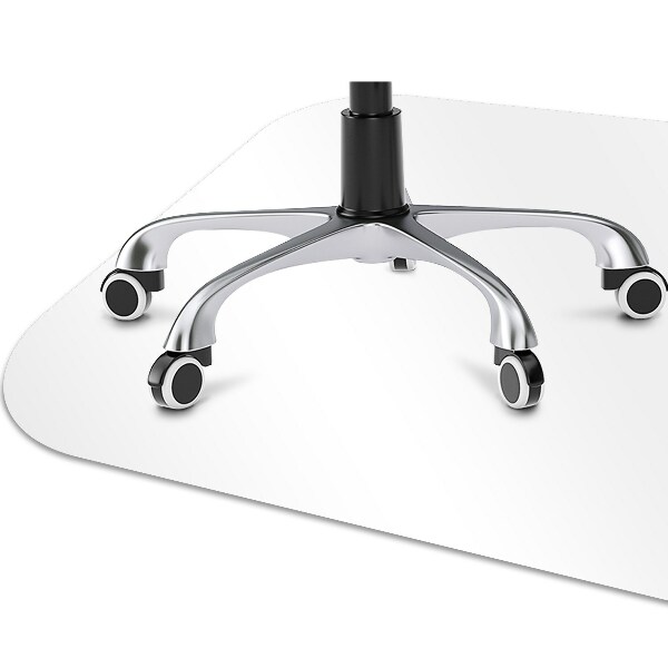 Tapis de chaise de bureau couleur blanche