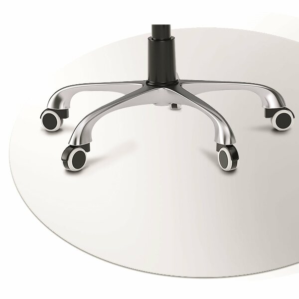 Tapis de chaise de bureau couleur blanche