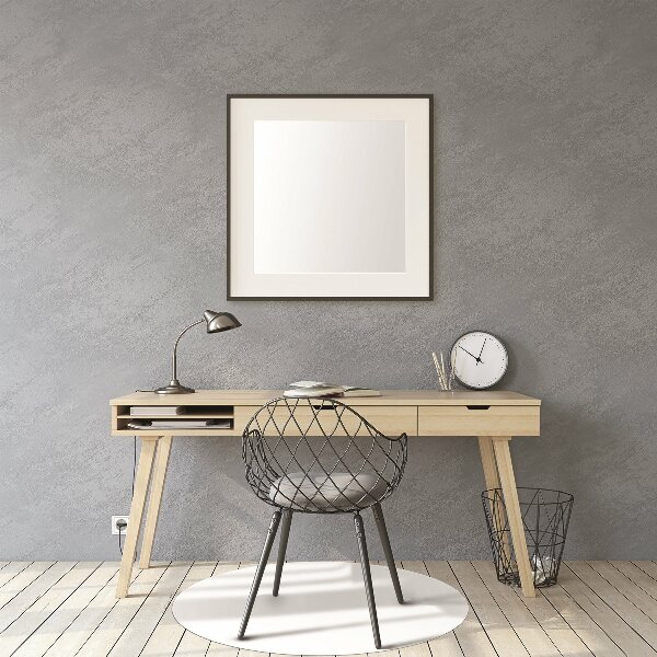 Tapis de chaise de bureau couleur blanche