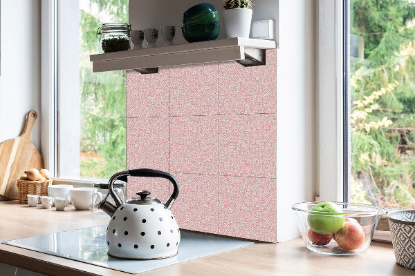 Carreaux PCV Mosaïque rose en céramique