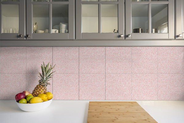 Carreaux PCV Mosaïque rose en céramique