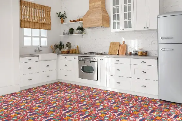 Carreaux PCV Motif vintage géométrique