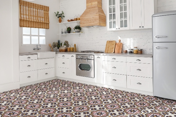 Carreaux de vinyle Fleurs arabes