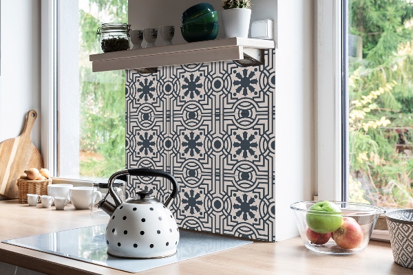 Carreaux de vinyle Motif gris oriental
