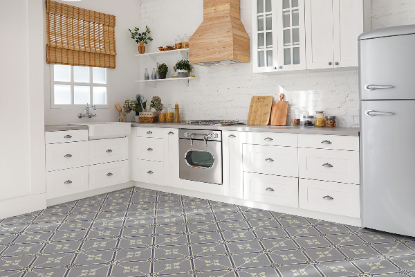 Carreaux de vinyle Modèle de cour