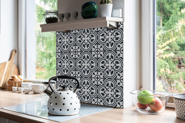 Carreaux de vinyle Motif gris végétal