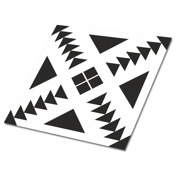 Carreaux de vinyle Triangles et carrés