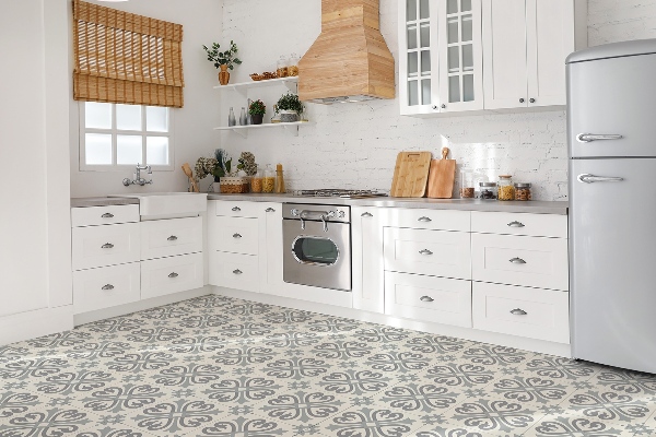 Carreaux de vinyle Motif gris arabe