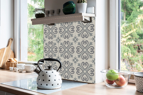 Carreaux de vinyle Motif gris arabe