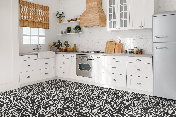 Carreaux de vinyle Style oriental